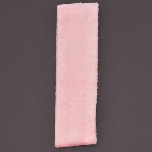 Rózsaszín, szőrmés körsál (60 cm*)