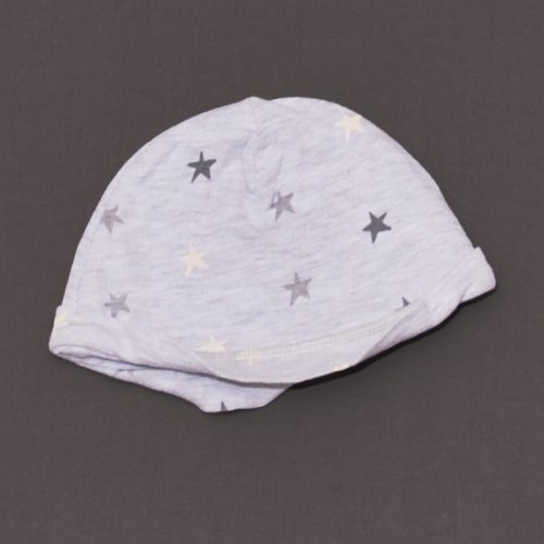 Szürke, csillagos babasapka (68)