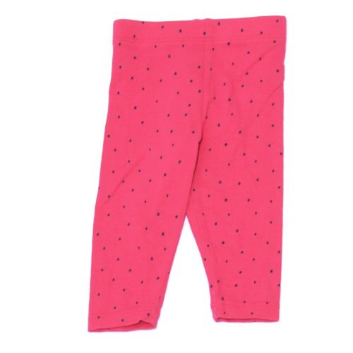 Pink, pöttyös leggings (56-62)
