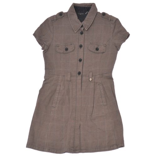 Mexx - khaki kockás ruha (140*)