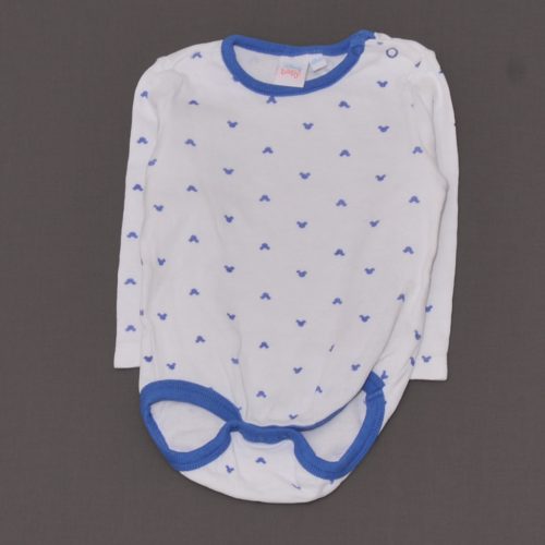 Disney - Fehér, Mickey hosszú ujjú body (68)