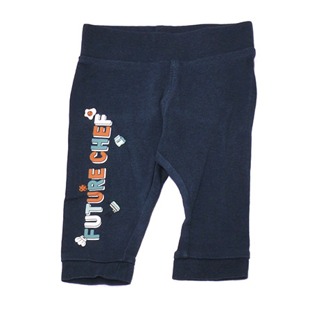 Sötétkék, feliratos leggings (62)