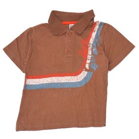 Barna galléros póló (104-110)