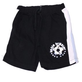 Sötétkék, focilabdás rövidnadrág (62-68)