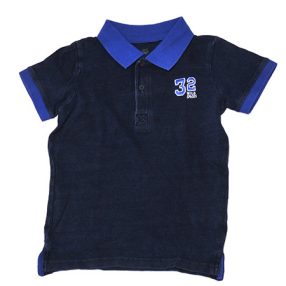 Kék galléros póló (110-116)