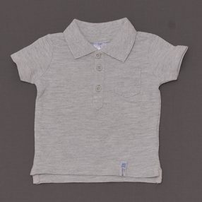 Szürke galléros póló (56-62)