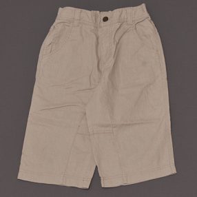 Next - Drapp lenvászon rövidnadrág (128)