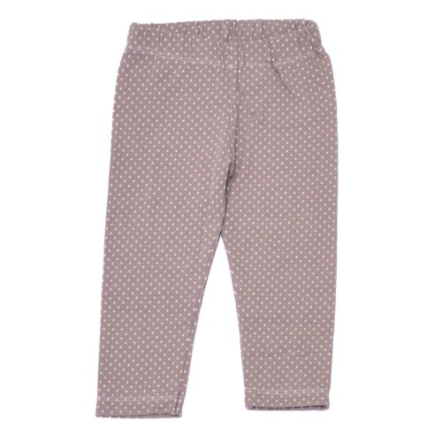 Szürke, pöttyös leggings (74)