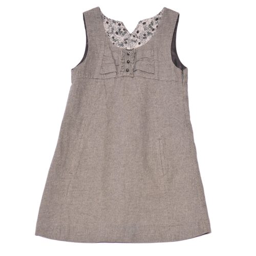 Zara - Szürke kockás alkalmi szövetruha (152)