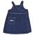 Mothercare - Kék, átlapolós farmerruha (86-92)