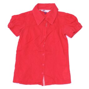 Pink rövid ujjú blúz (128)