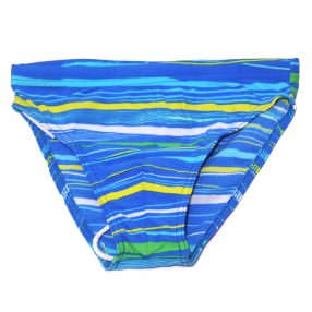 Kék, Sárga csíkos úszónadrág (80) - ÚJ