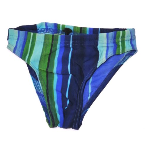 Kék, Zöld csíkos úszónadrág (80) - ÚJ