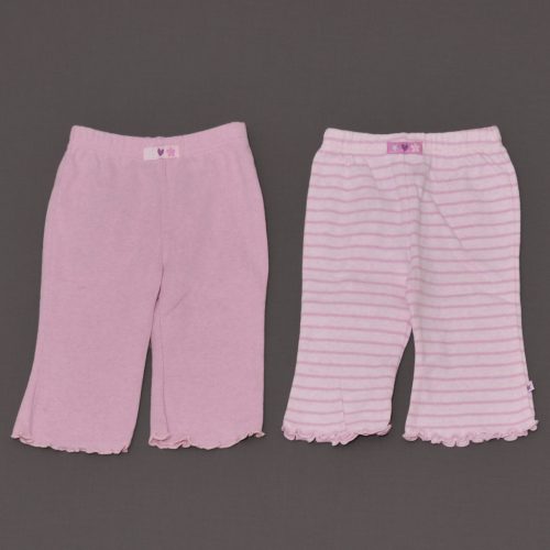 Mothercare - Lila, csíkos nadrág szett (62-68)