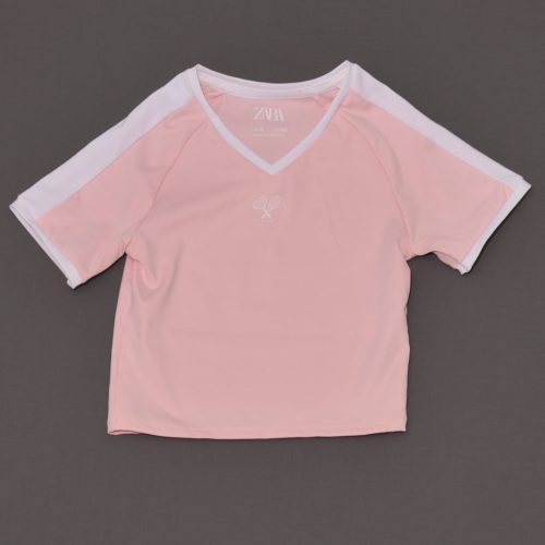 Zara - Rózsaszín crop felső (140)