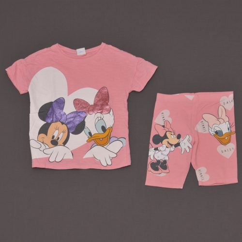 Disney - Rózsaszín, Minnie&Daisy ruha szett (110-116)