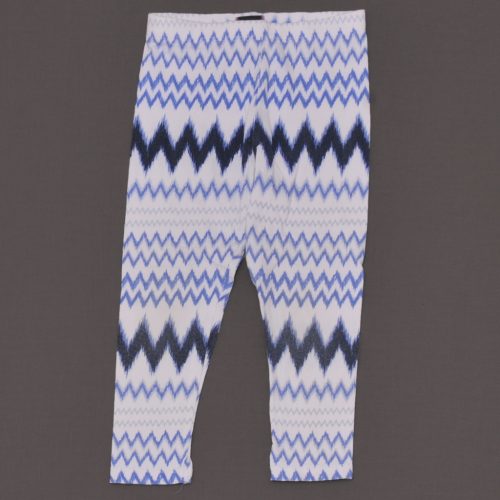 Kék, Fehér mintás leggings (86-92)