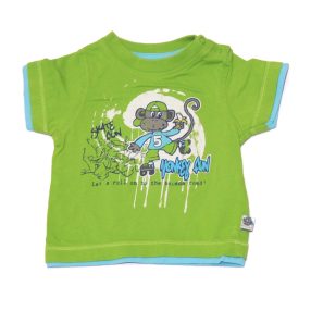 Blue Seven - Zöld, majmos póló (62)