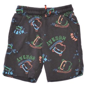 Szürke, vizipacis rövidnadrág (104-110)