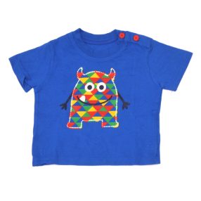 Kék, szörnyes póló (68)