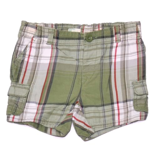 Benetton - Zöld kockás rövidnadrág (74)
