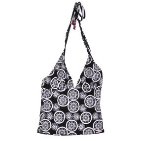 Atmosphere - Fekete, fehér mintás úszófelső (110*)