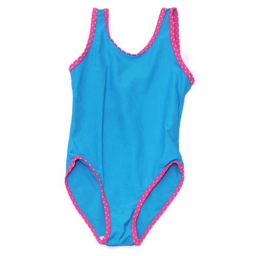 Türkiz, pink úszódressz (104-110)