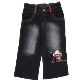 Mothercare - Kék, elefántos farmernadrág (74-80)