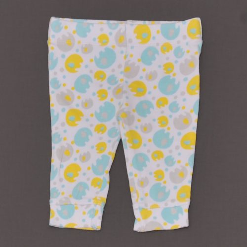 Fehér, Kék, Sárga leggings (56-62)