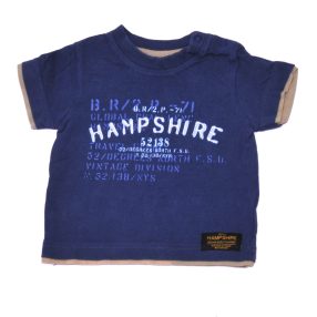 Kék, feliratos póló (68*)