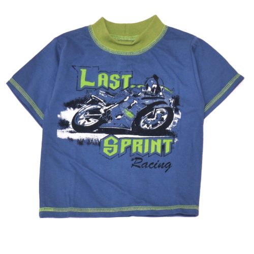 Kék, motoros póló (80)