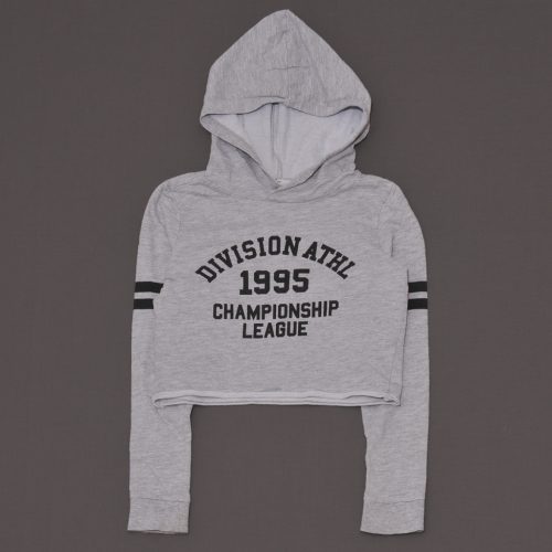 H&M - Szürke crop szabadidő felső (134-140)