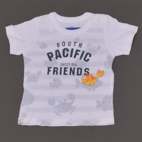 Chicco - Fehér, Kék csíkos póló (62)