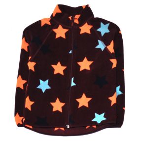 H&M - Bordó, csillagos pulóver (110-116)