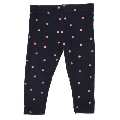 Sötétkék, pöttyös leggings (86)