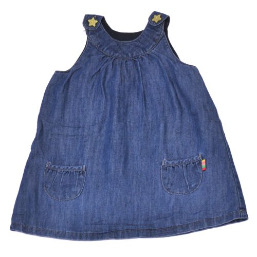 Mothercare - Kék farmerruha (68-74)
