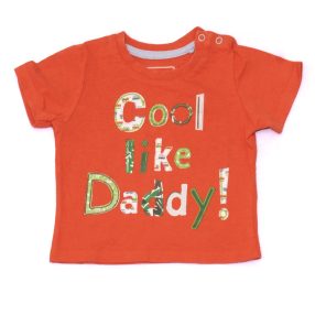 TU - Narancssárga, Cool like daddy póló (68-74)