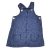 H&M - Kék, virágmintás farmerruha (74)