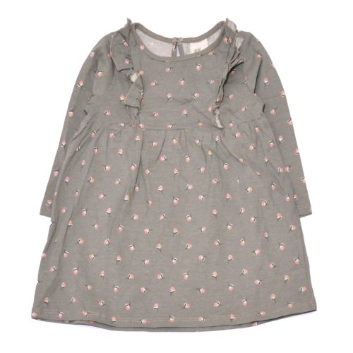 H&M - Zöld, virágmintás ruha (74)