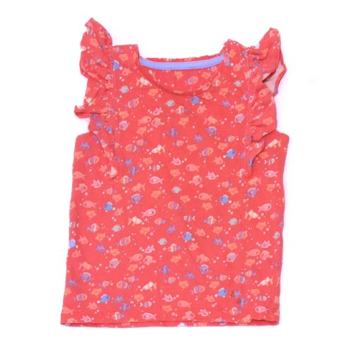 Mothercare - Korall, halacskás rövid ujjú felső (80-86)