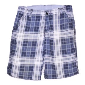 Kék kockás rövidnadrág (140)