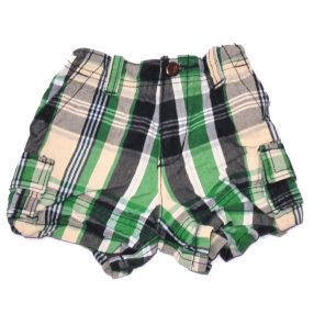 Zöld kockás rövidnadrág (80)