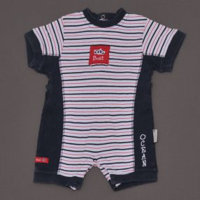 Sötétkék-fehér csíkos napozó (68)