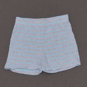 Kék, Szürke csíkos rövidnadrág (86-92)