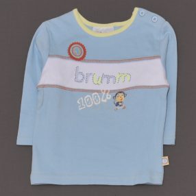Világoskék, majmos hosszú ujjú póló (68)