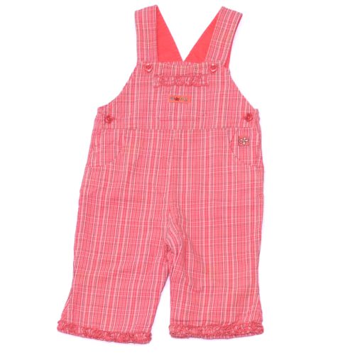 Mothercare - Rózsaszín kockás kantáros nadrág (62-68)
