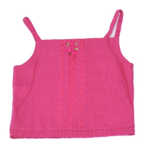 Monsoon - Pink pántos felső (98-104)
