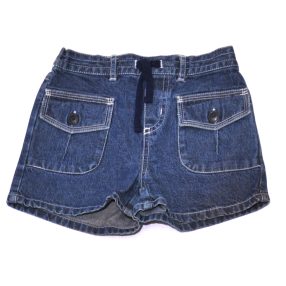 Kék farmer rövidnadrág (116-122)
