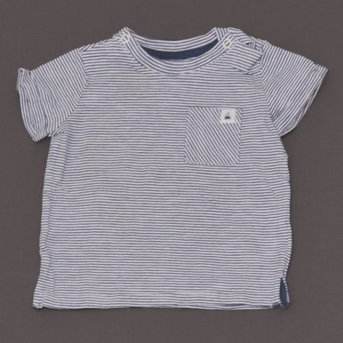 H&M - Fehér, Kék csíkos póló (68)