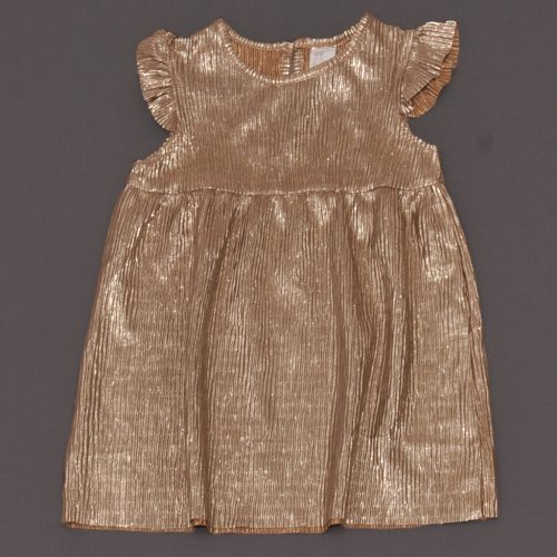 H&M - Arany, bordás alkalmi ruha (80)